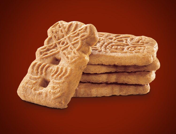 Each Speculaas is formed in the shape of a traditional Dutch windmill.